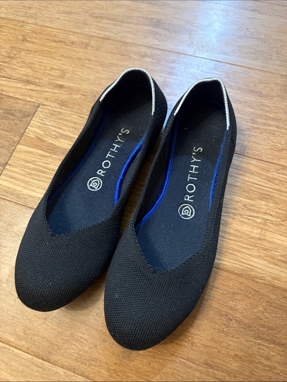Rothy's The Flat Black Knit Flats